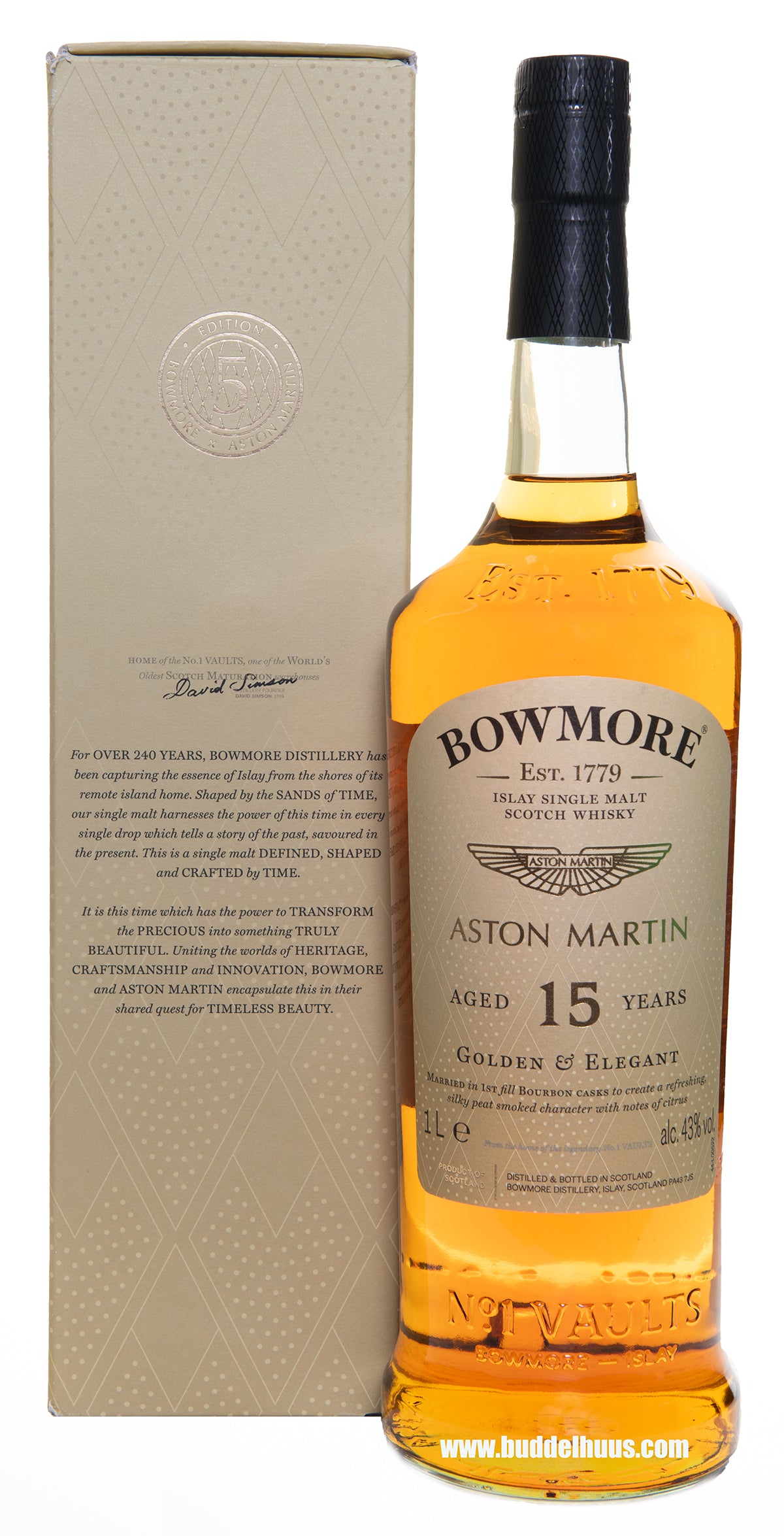 Bowmore 15 yo Golden and Elegant Aston Martin Edition 5