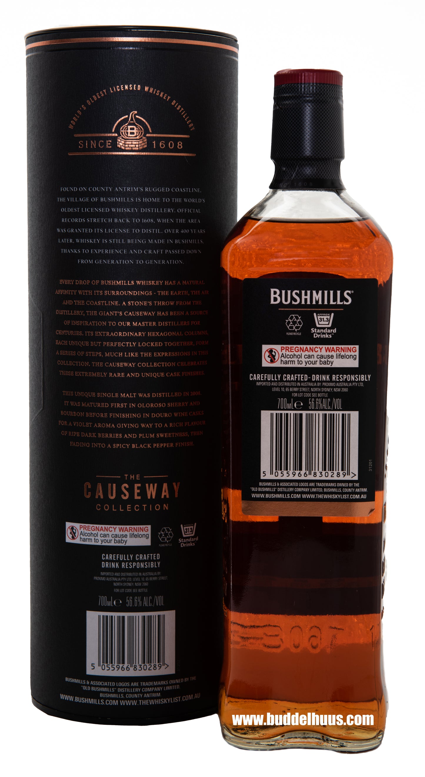 Bushmills 13 yo 2008 Douro Cask Finish The Causeway Collection