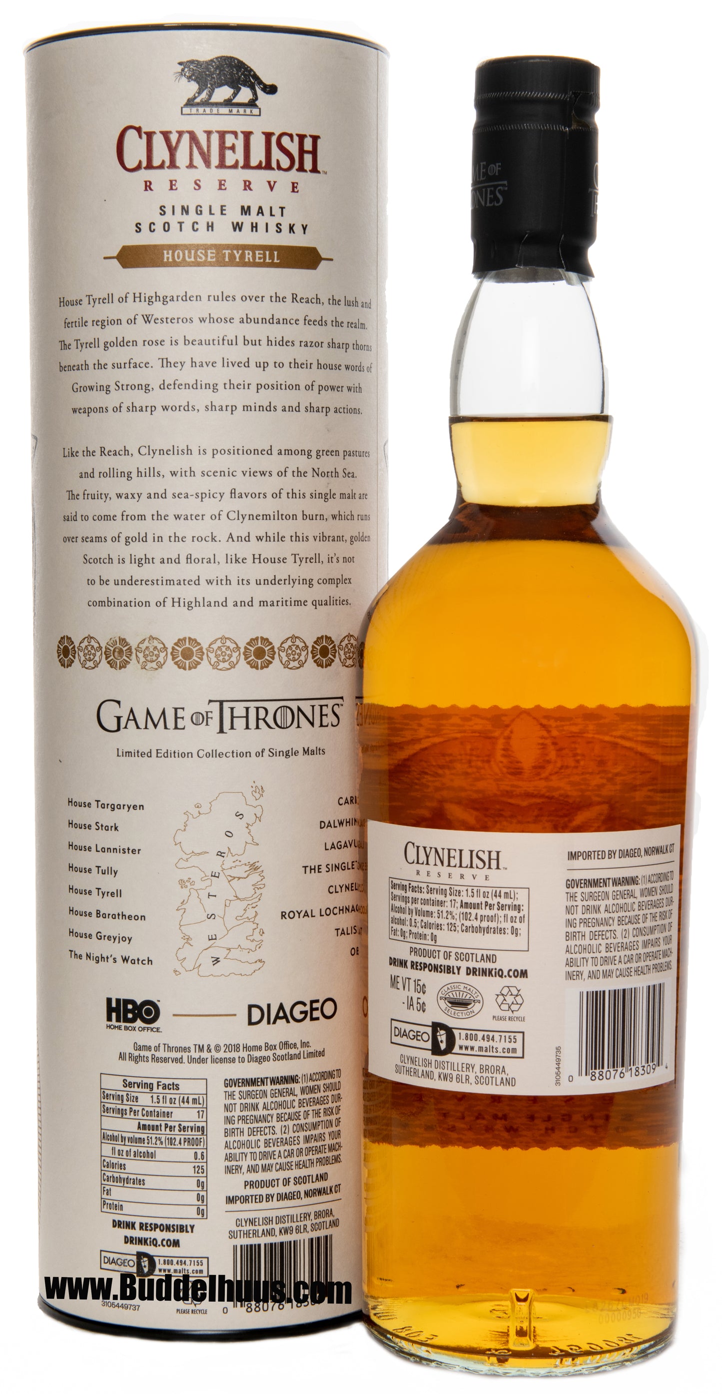 Game of Thrones Clynelish Reserve House Tyrell