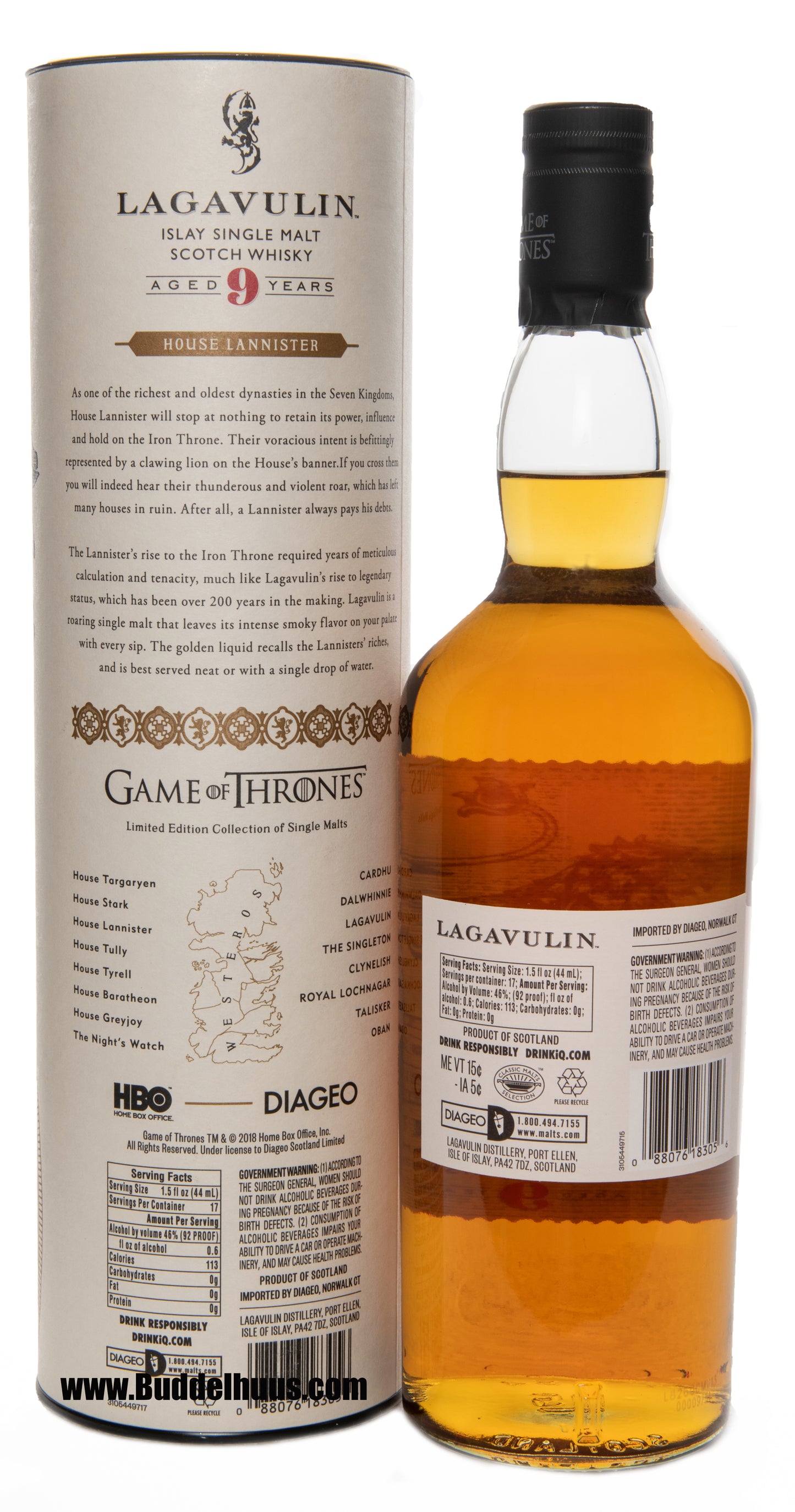 Game of Thrones Lagavulin 9 yo House Lannister