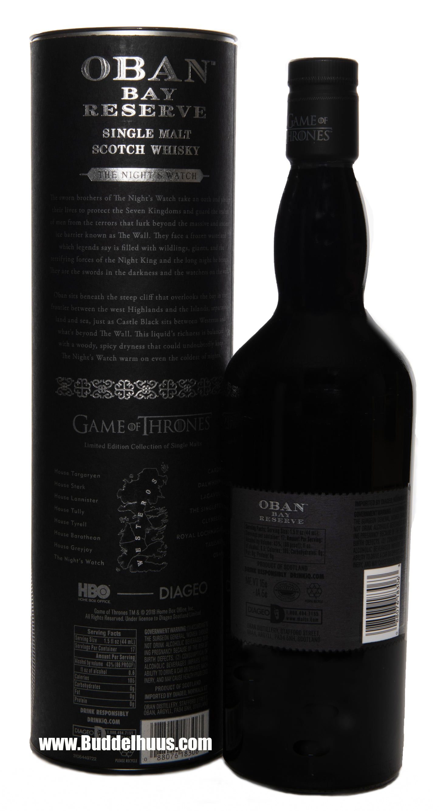 Game of Thrones Oban Bay Reserve The Night's Watch