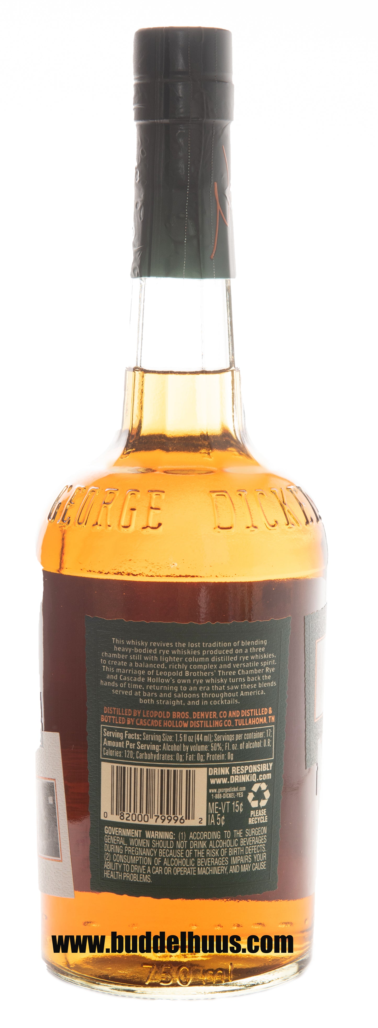 George Dickel x Leopold Bros Collaboration Blend Rye