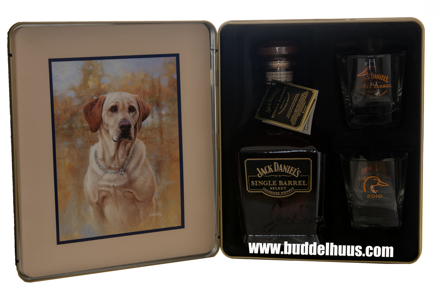 Jack Daniel`s Ducks Unlimited 2010 + Gläser