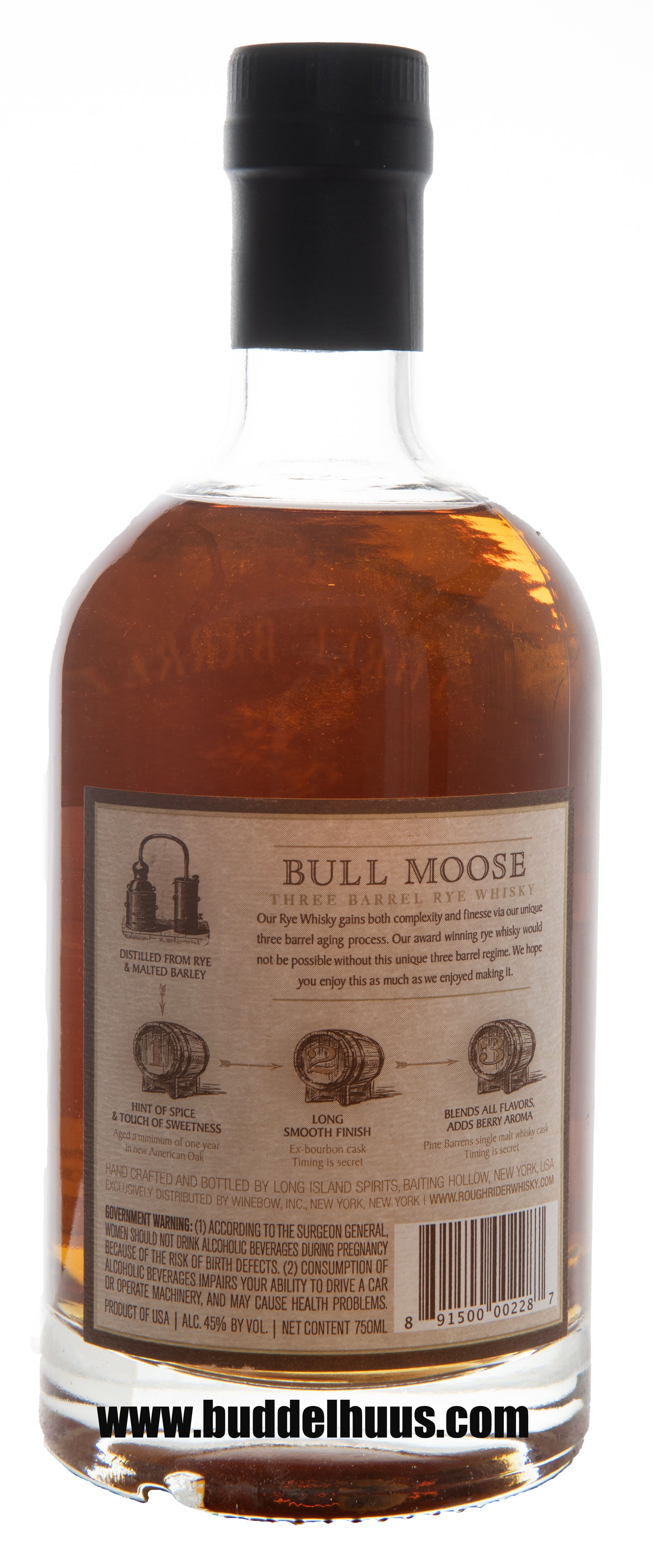 Rough Rider Bull Moose Three Barrel Rye