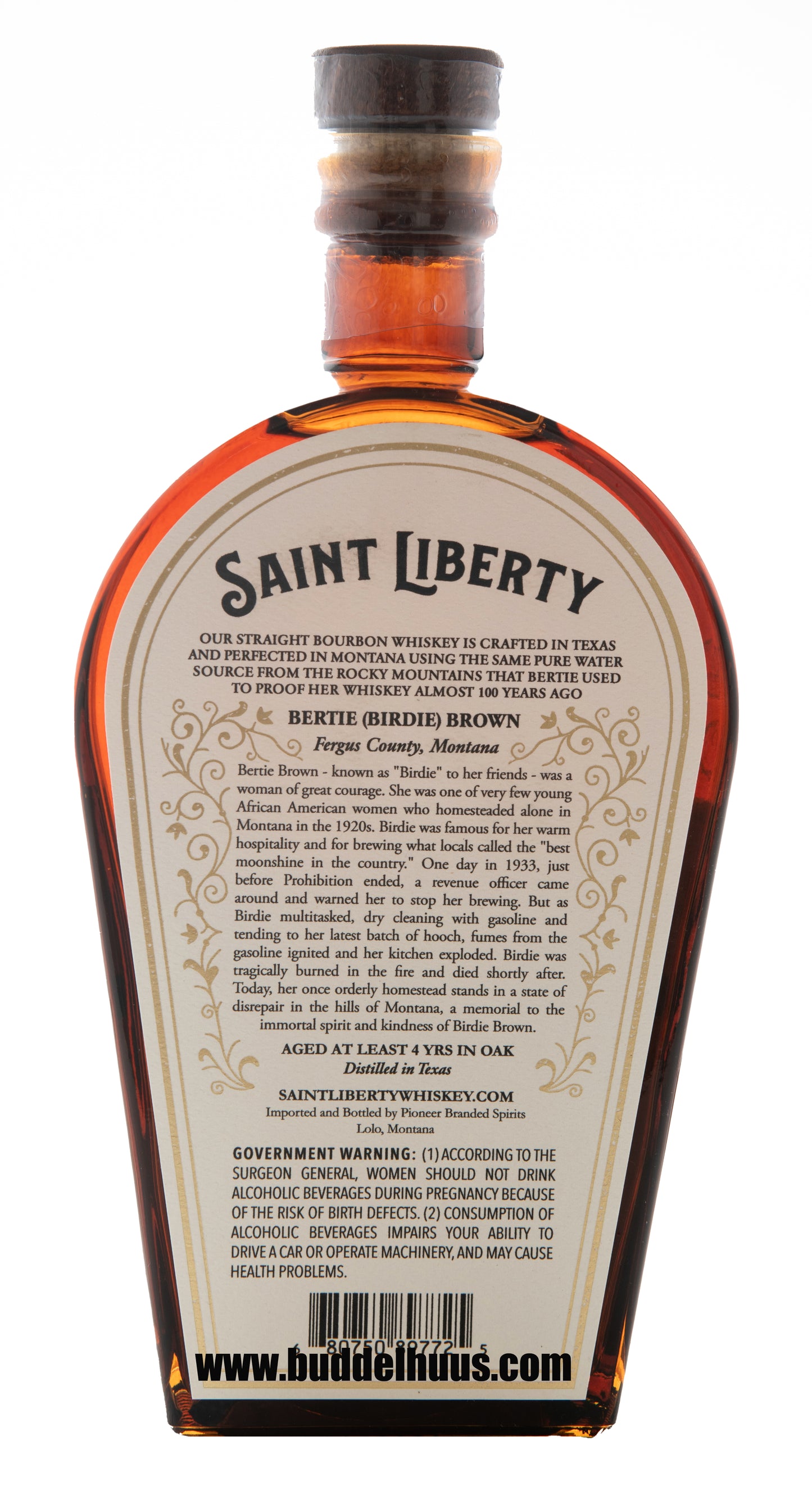 Saint Liberty Bertie's Bear Gulch Straight Bourbon Whiskey