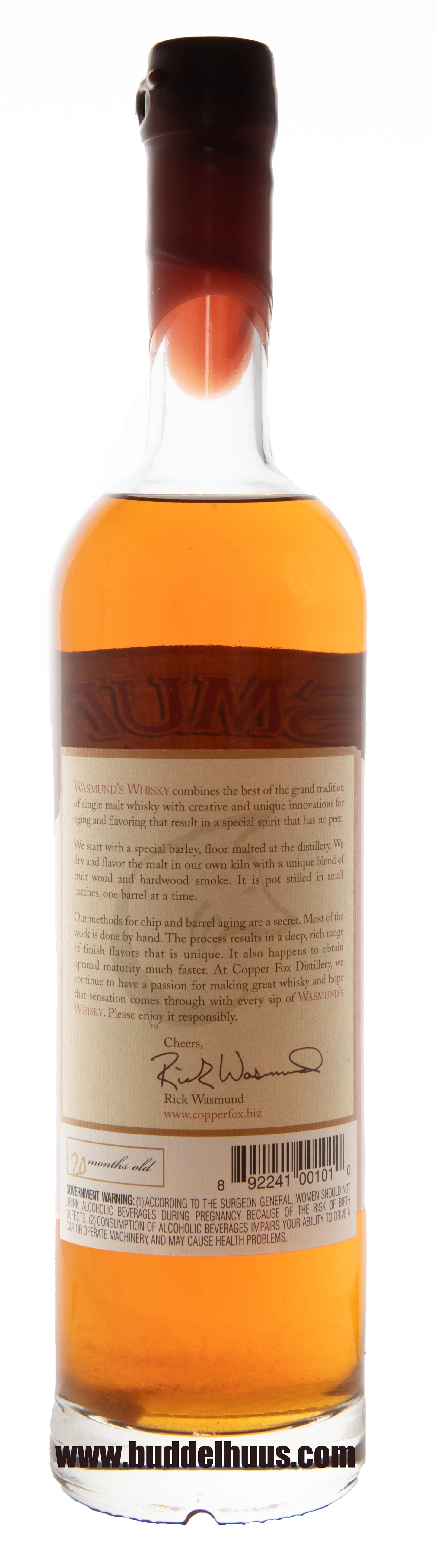 Wasmund's Single Malt