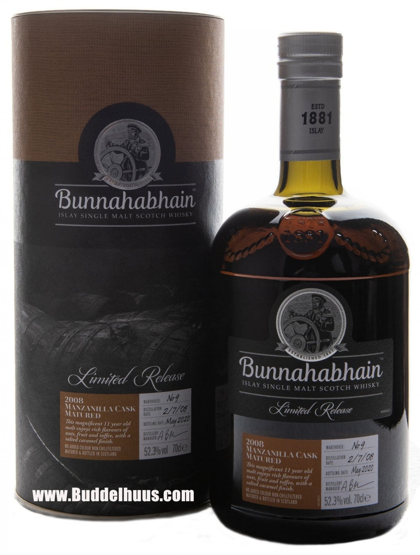 Bunnahabhain 2008 Manzanilla Cask
