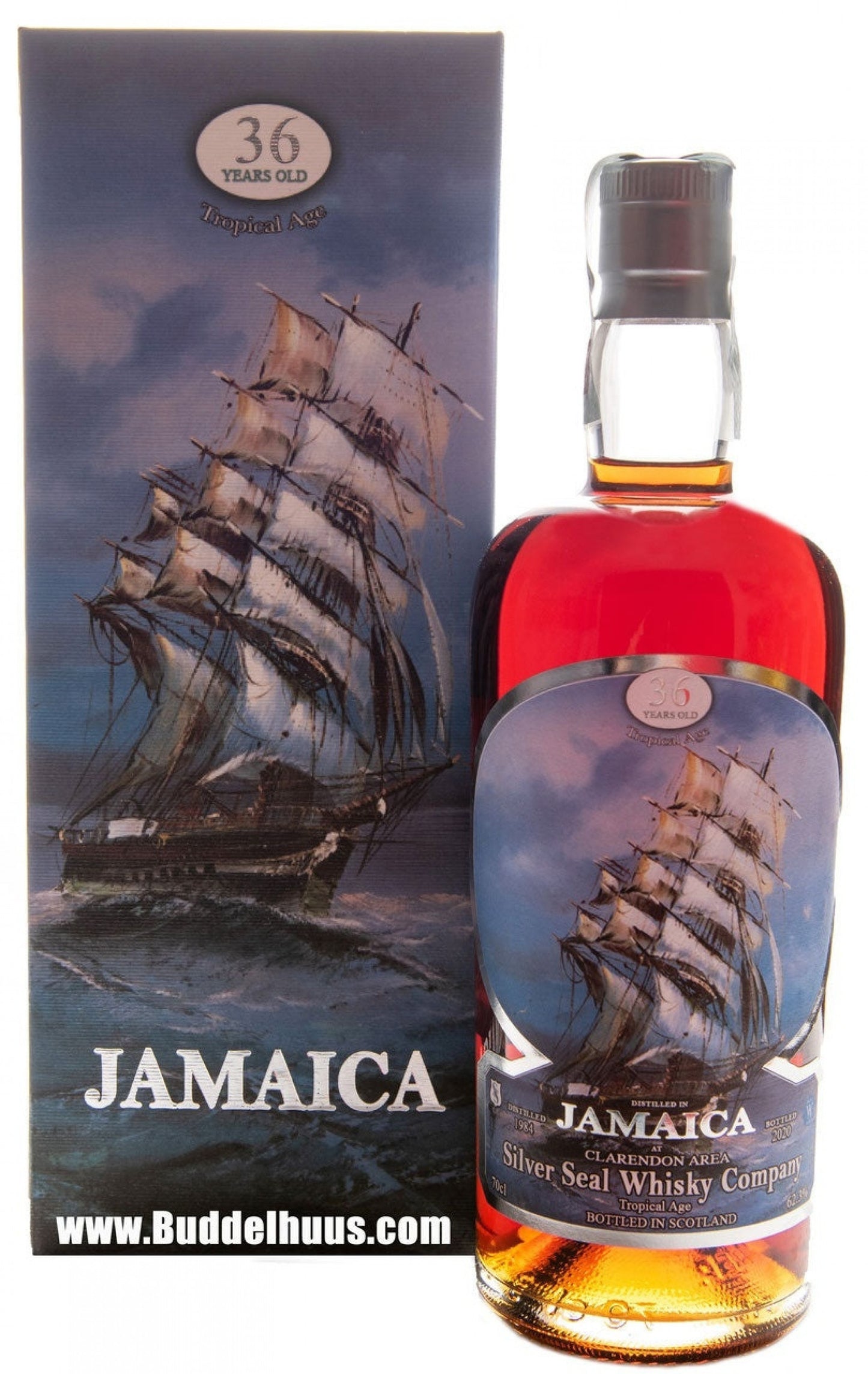 Silver Seal Jamaica Tropical Age-Clarendon 36 yo (1984)