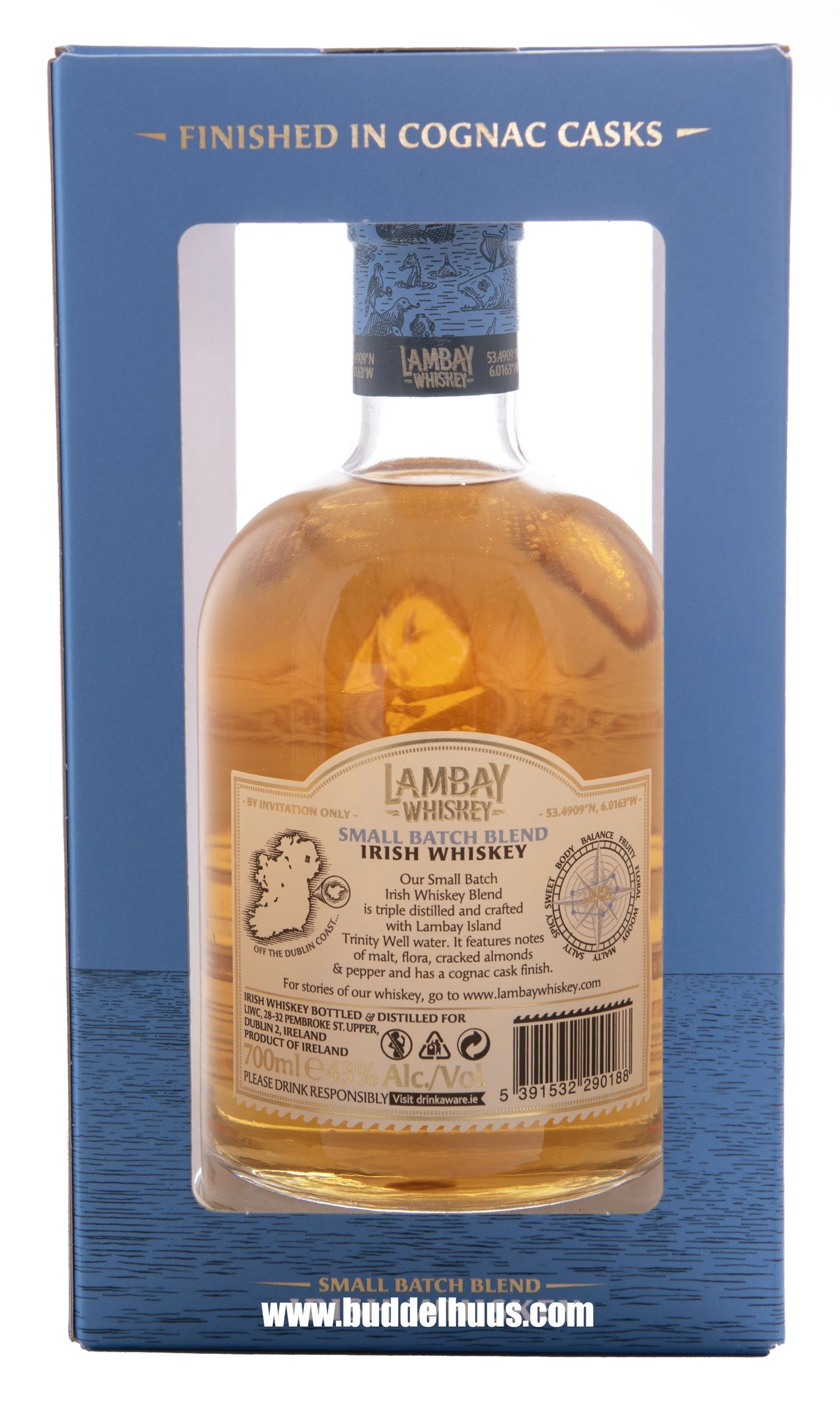 Lambay Small Batch Cognac Cask Finish