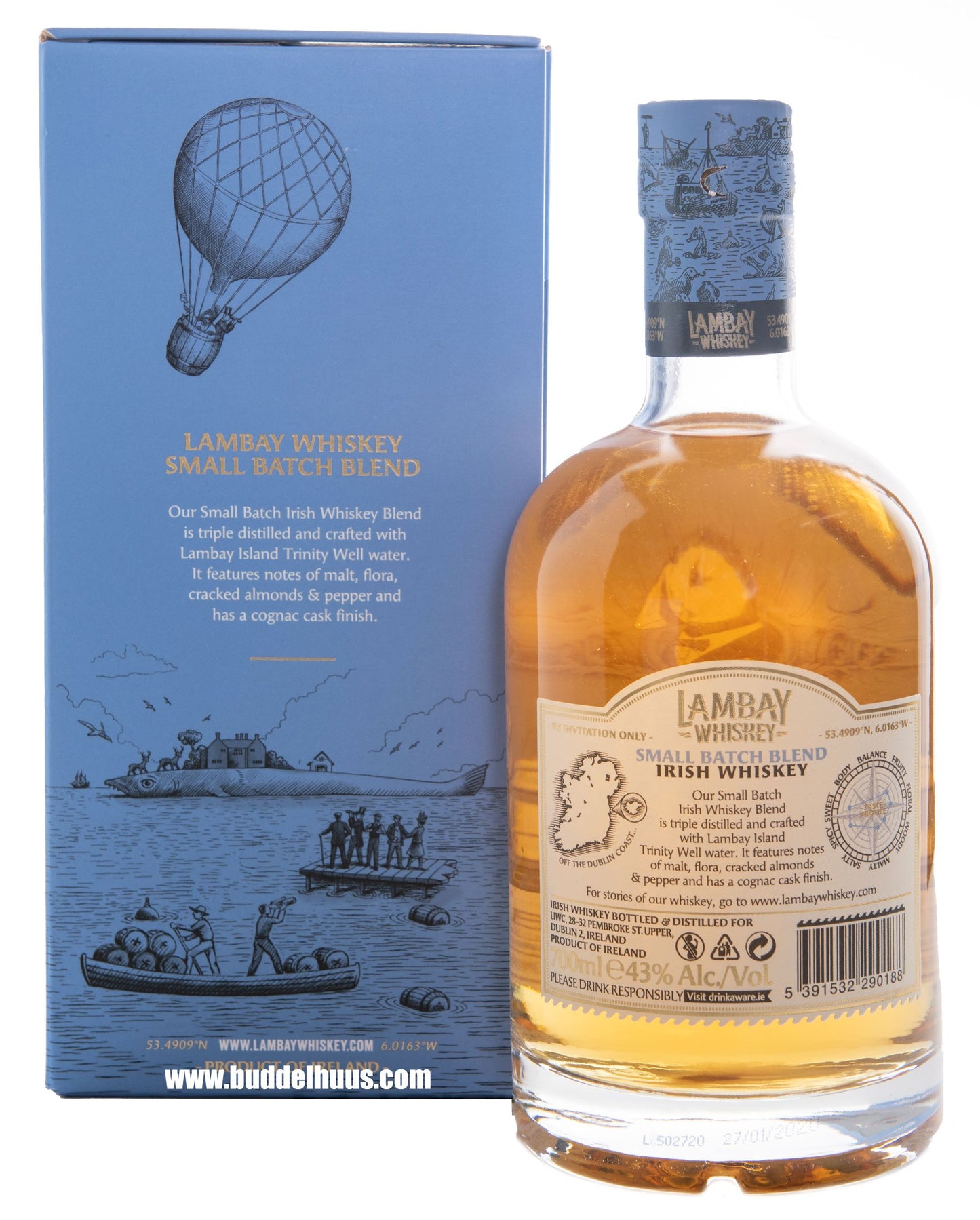 Lambay Small Batch Cognac Cask Finish