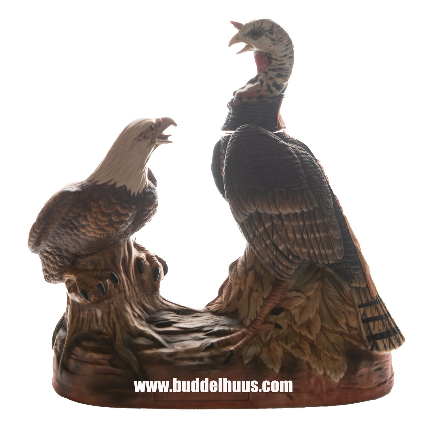 Wild Turkey 8 yo Porcelain Decanter No. 4 Turkey & Eagle 1984