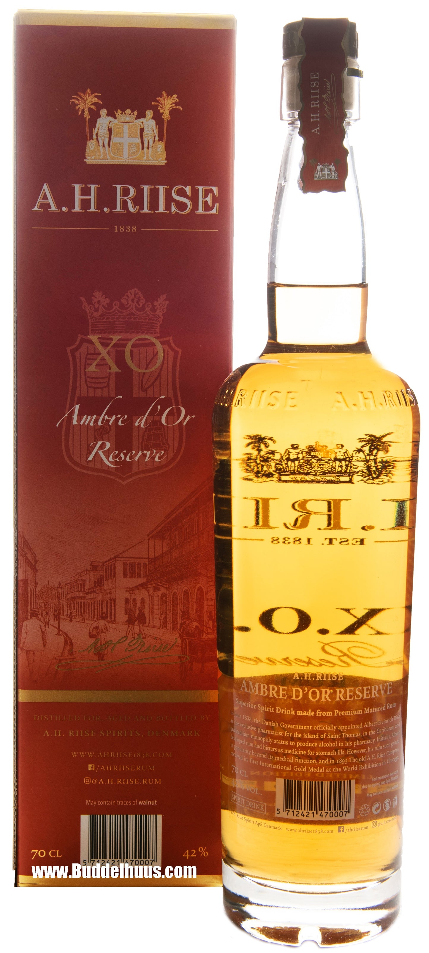 A.H. Riise XO Reserve Ambre D'or Excellence
