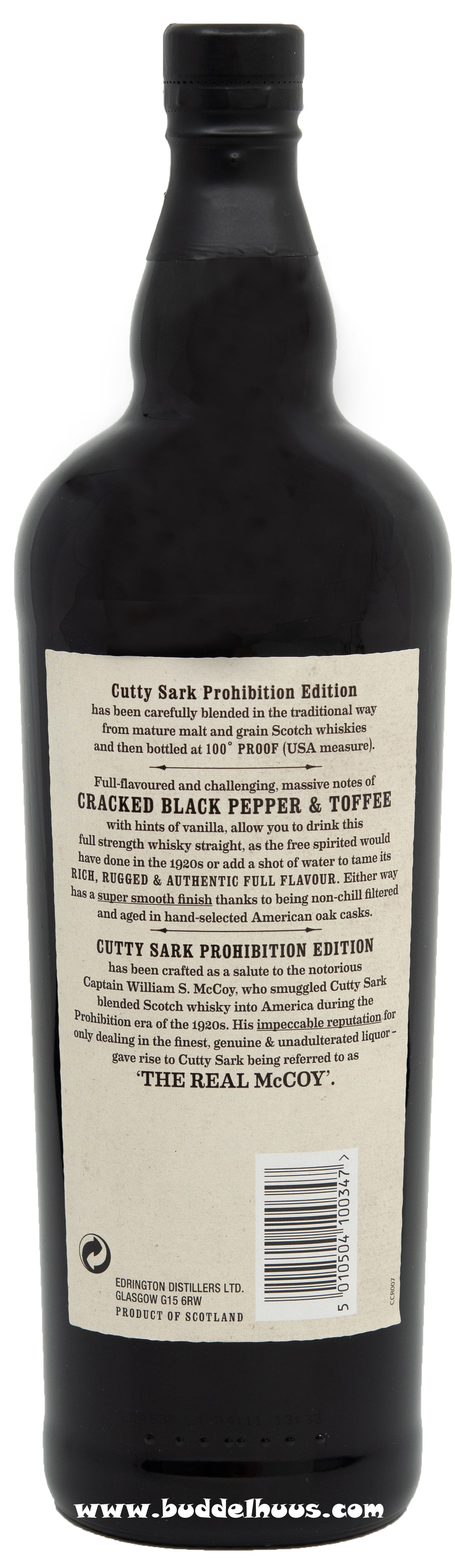 Cutty Sark Prohibition Edition