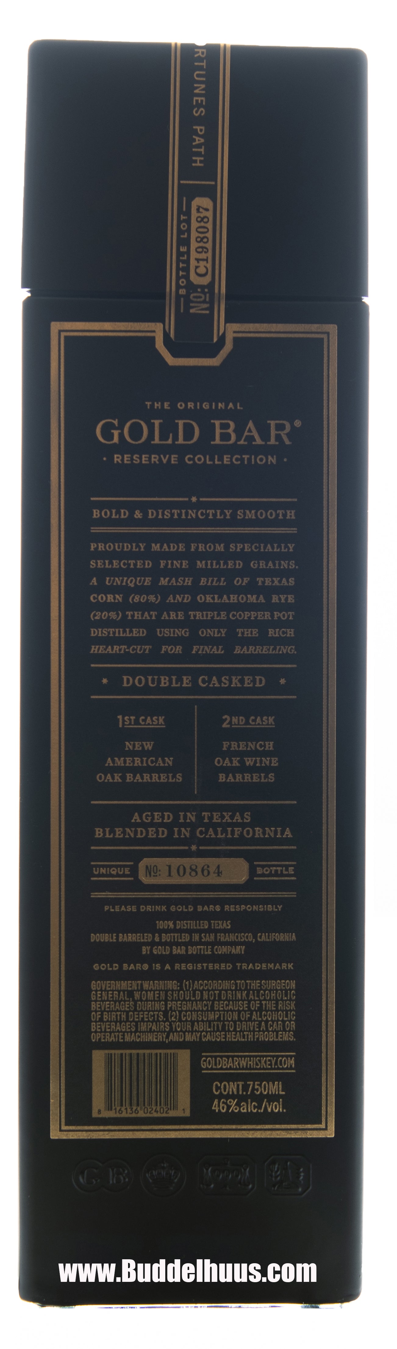 Gold Bar Black - Double Casked Bourbon