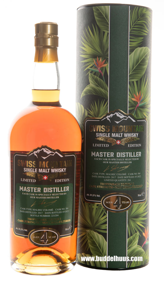 Swiss Mountain 4 yo Master Distiller Tropenhaus Edition I