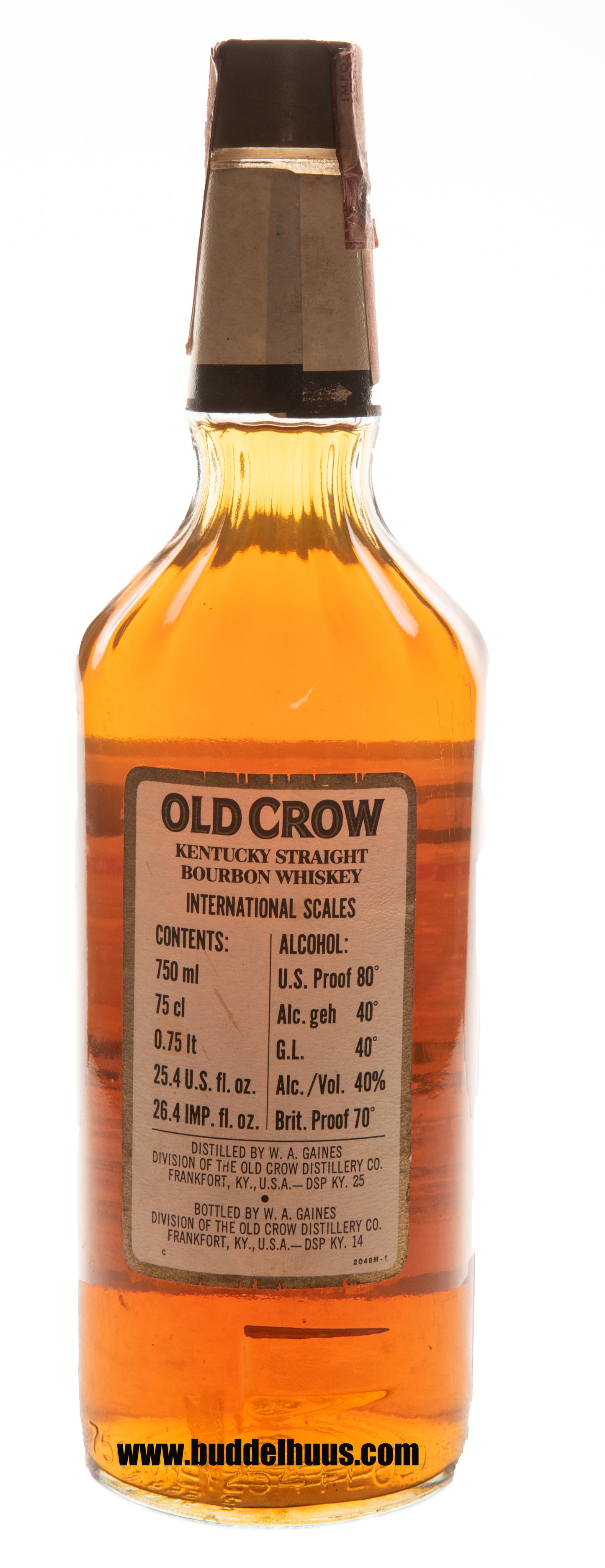 Old Crow Kentucky Straight Bourbon 1984
