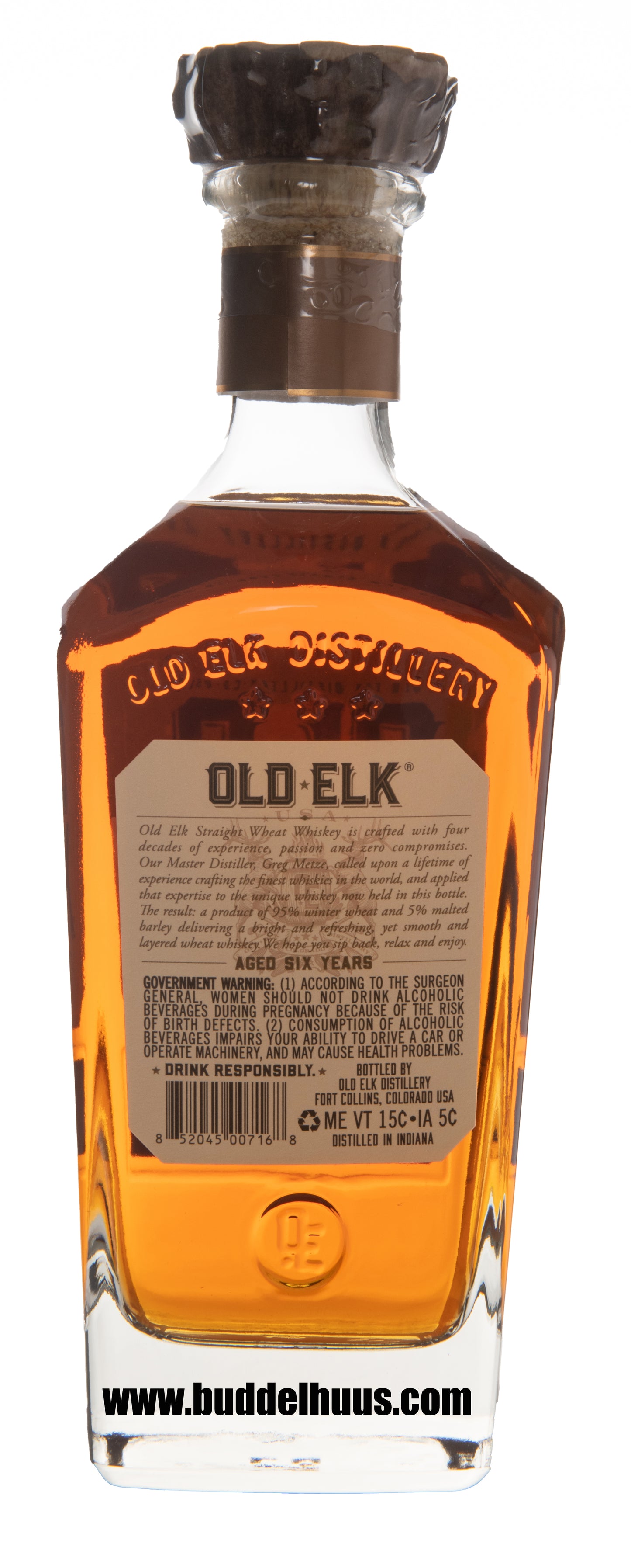 Old Elk 6 yo Wheat Whiskey 100 Proof