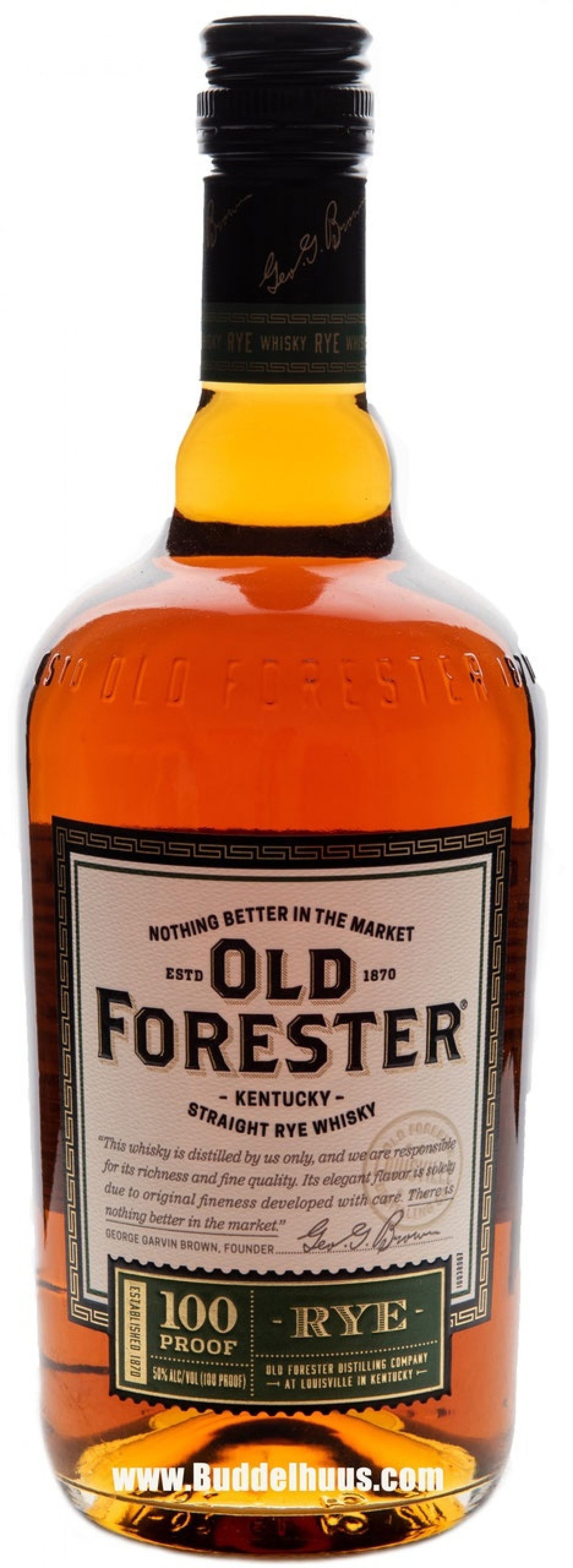 Old Forester Straight Rye