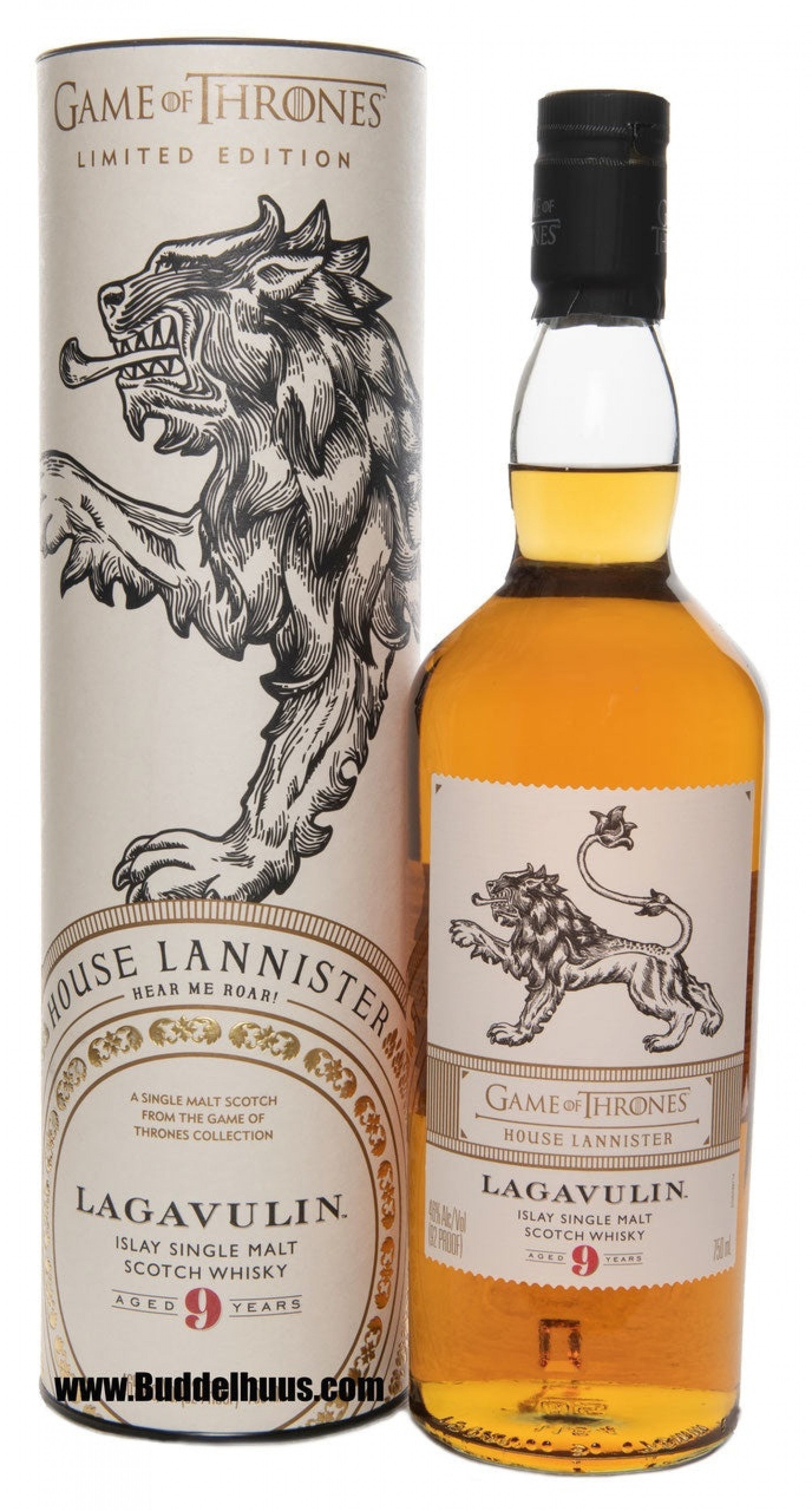 Game of Thrones Lagavulin 9 yo House Lannister Buddelhuus Spirituosen