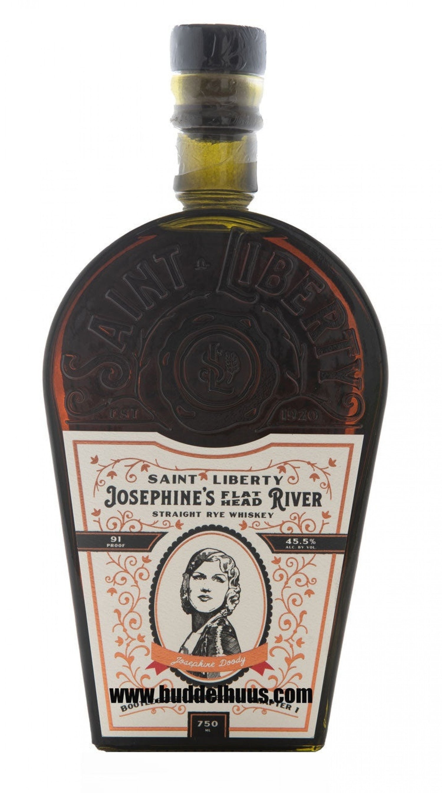 Saint Liberty Josephine's Flat Head River Straight Rye Whiskey