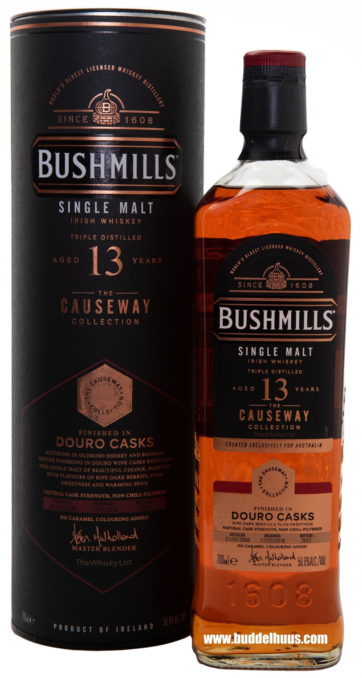 Bushmills 13 yo 2008 Douro Cask Finish The Causeway Collection