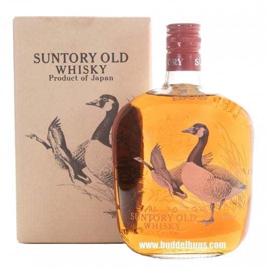 Suntory Old Whisky Bird Bottle Tsukuba Expo 1985 (ohne GB)