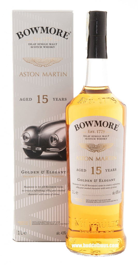 Bowmore 15 yo Golden and Elegant Aston Martin