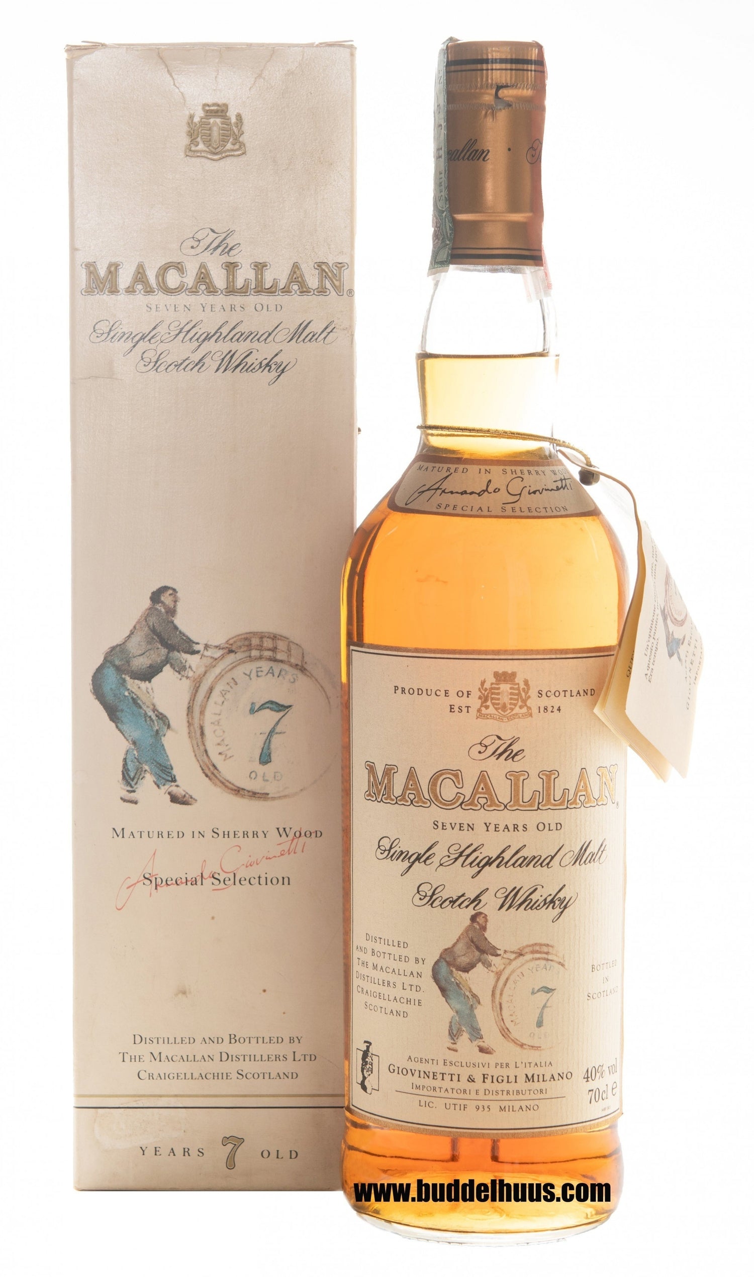 The MacAllan 7 yo Armando Giovinetti Special Selection (1990s)