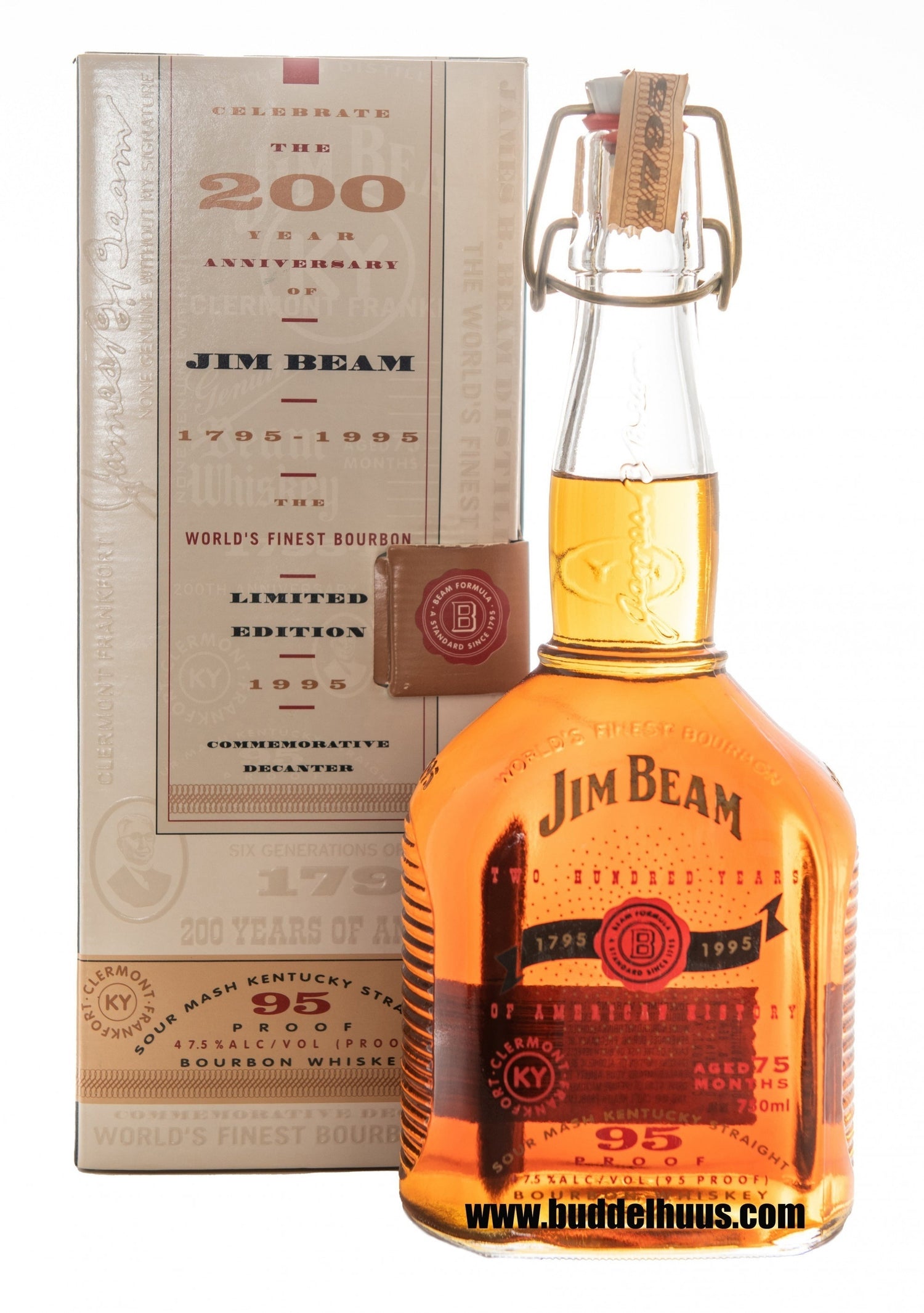 Jim Beam 200th Anniversary Commemorative Decanter (1995)