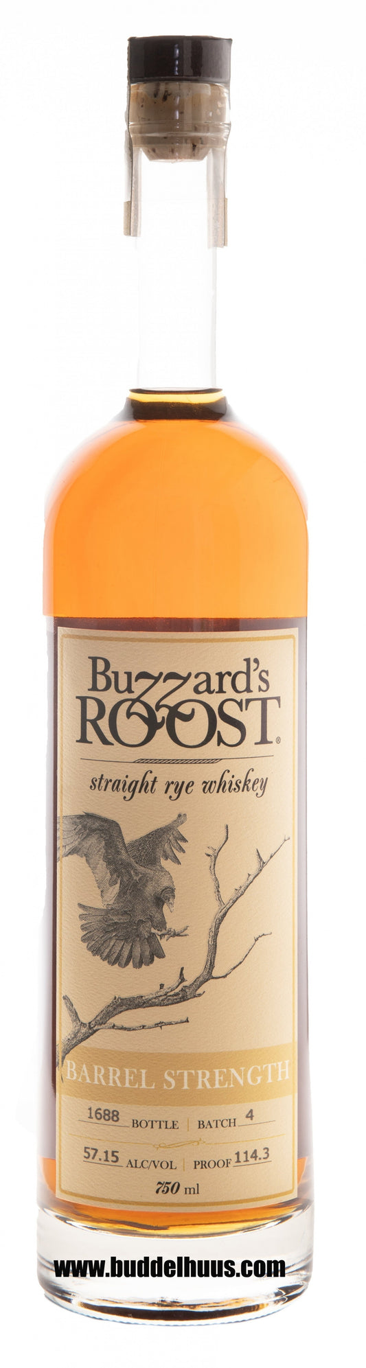 Buzzard's Roost Barrel Strength Straight Rye Batch 4