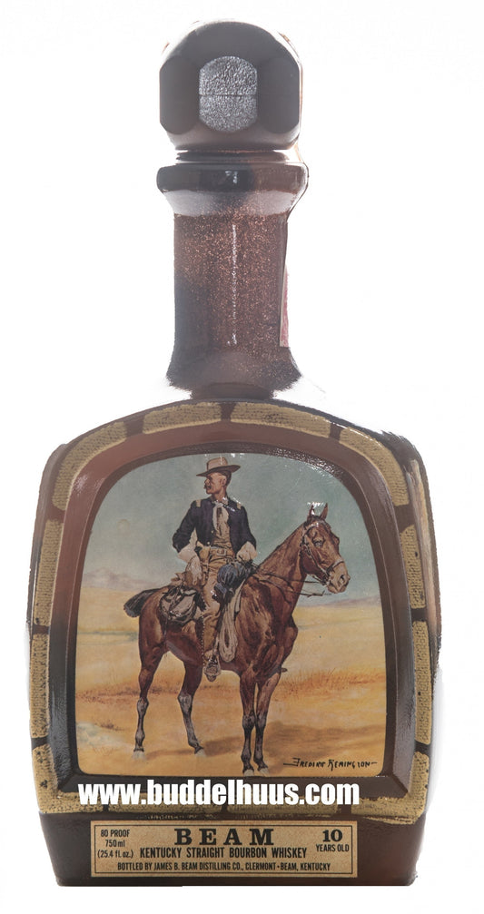 Jim Beam 10 yo Remington's The Cowboy Decanter 1979