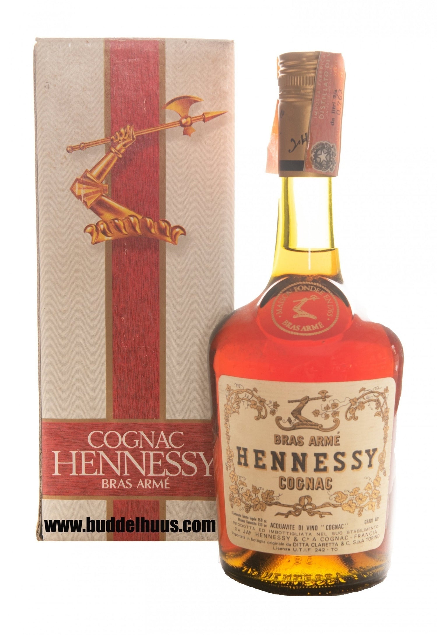 Hennessy Bras Arme Cognac Wax & Vitale Import (1970s) – Buddelhuus