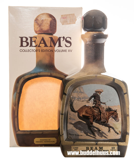 Jim Beam 10 yo Collector`s Edition Volume XV Frederick Remington Decanter (1970s)