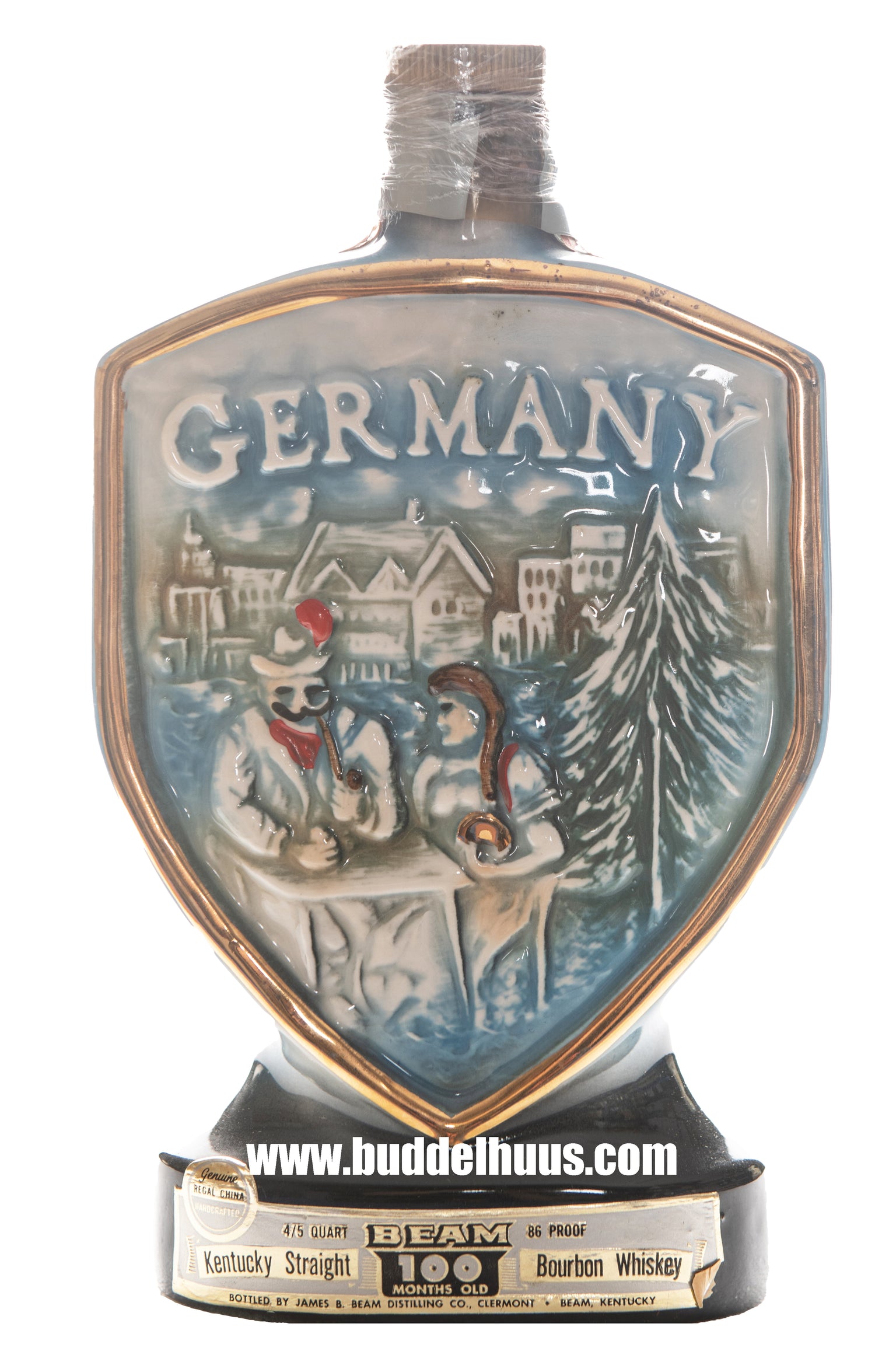 Jim Beam 100 Month Old World Country Germany Decanter (1970)