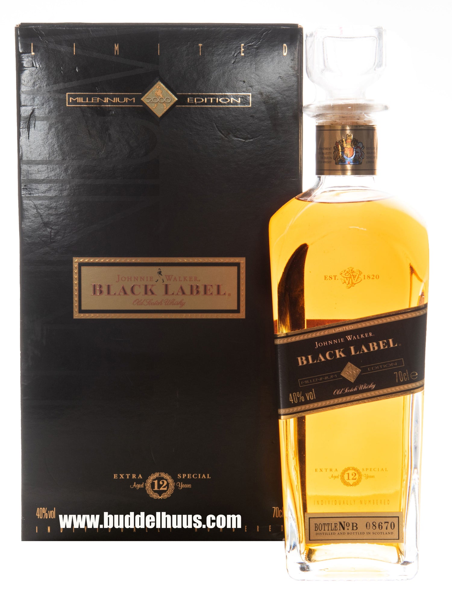 Johnnie Walker 12 yo Black Label Millennium Edition