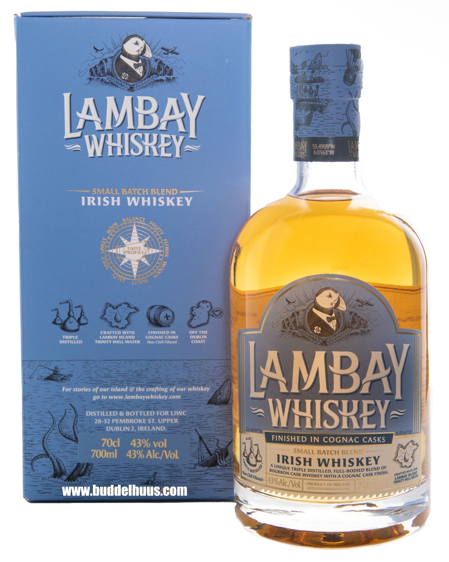 Lambay Small Batch Cognac Cask Finish