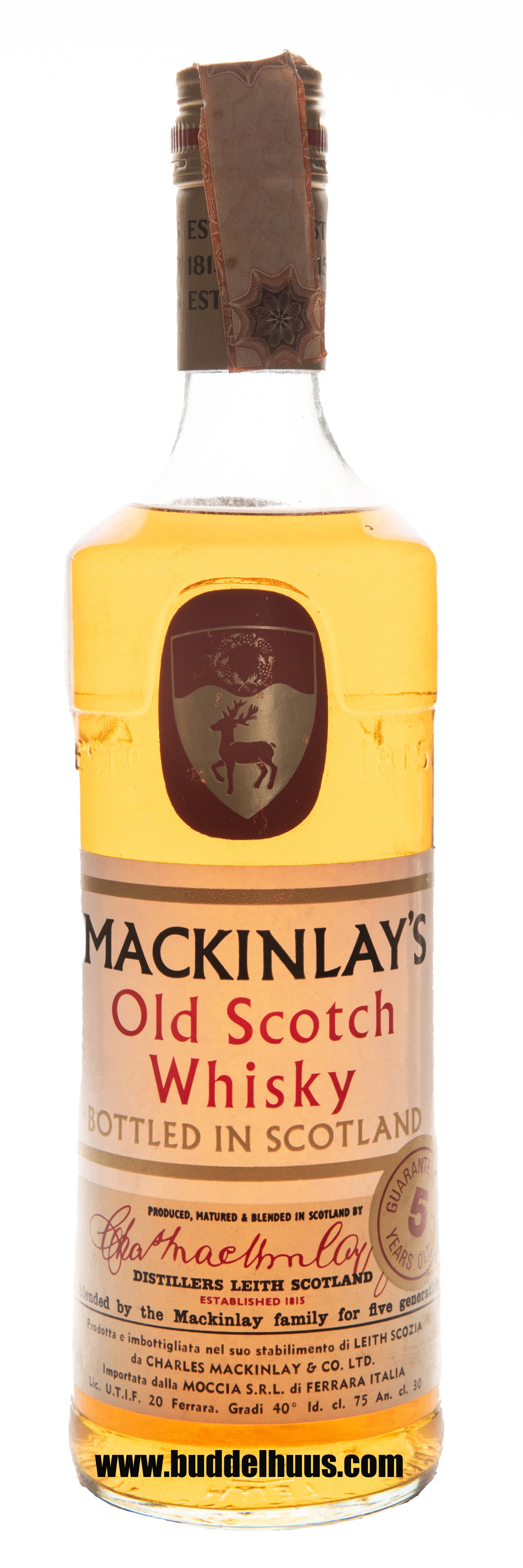 Mackinlay's Scotch Whisky 1970s