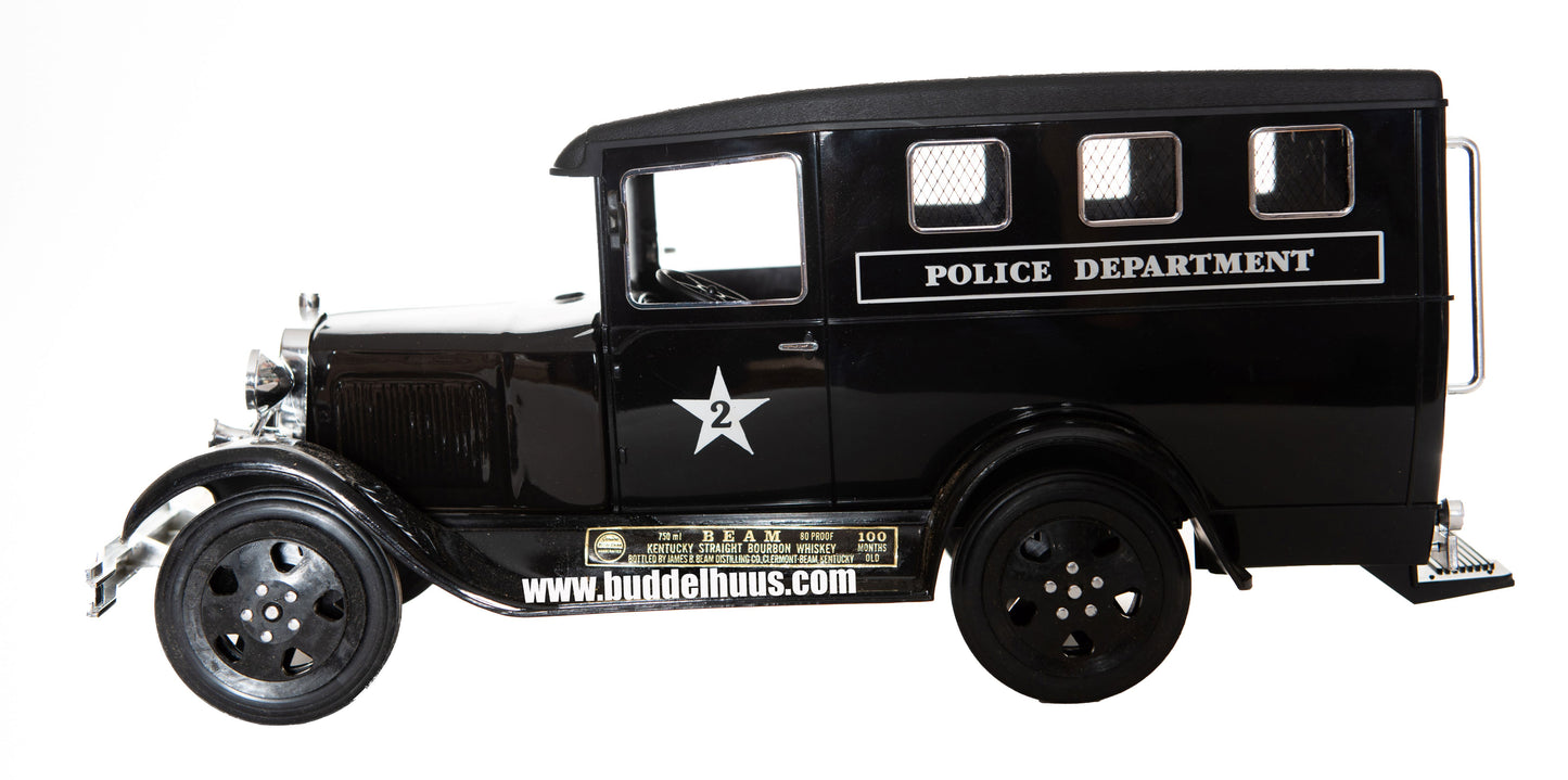 Jim Beam 100 Month Old 1931 Model A Paddy Wagon Decanter (1980s)