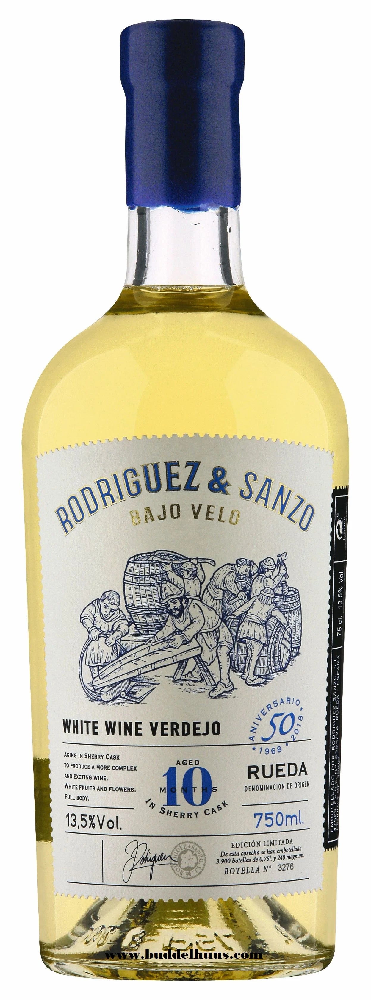 Bajo Velo Rueda DO aged 10 month in Sherry Cask (2020) Buddelhuus